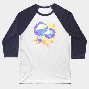 Pretty Poly Rose Genderfaun Pride Baseball T-Shirt